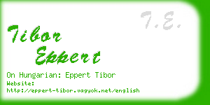 tibor eppert business card